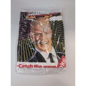 Vintage 1980s MAX HEADROOM x COKE Promo T-shirt | Size Large NEW